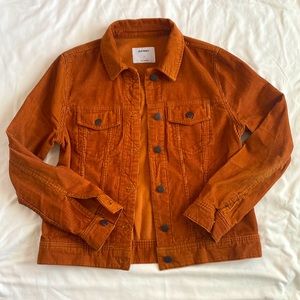 Old Navy Size S Corduroy Copper Color Jacket